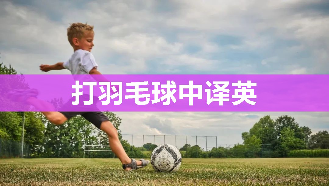 打羽毛球中译英