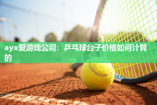 ayx爱游戏公司：乒乓球台子价格如何计算的
