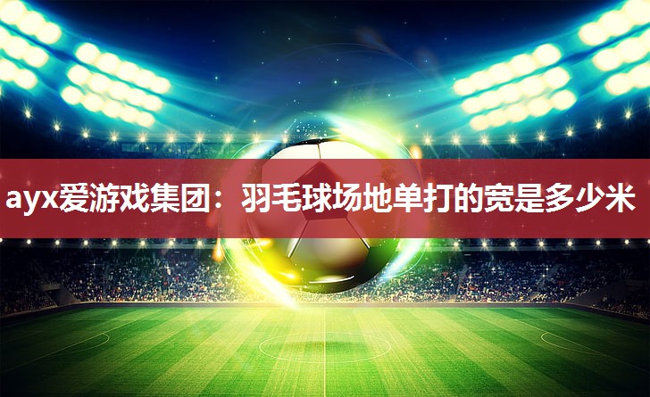 ayx爱游戏集团：羽毛球场地单打的宽是多少米