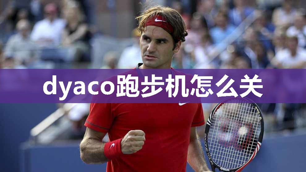 dyaco跑步机怎么关
