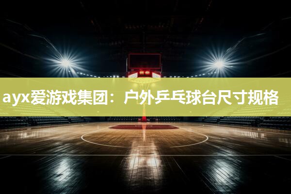 户外乒乓球台尺寸规格