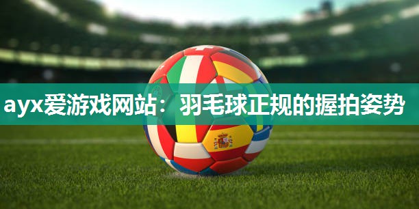 羽毛球正规的握拍姿势